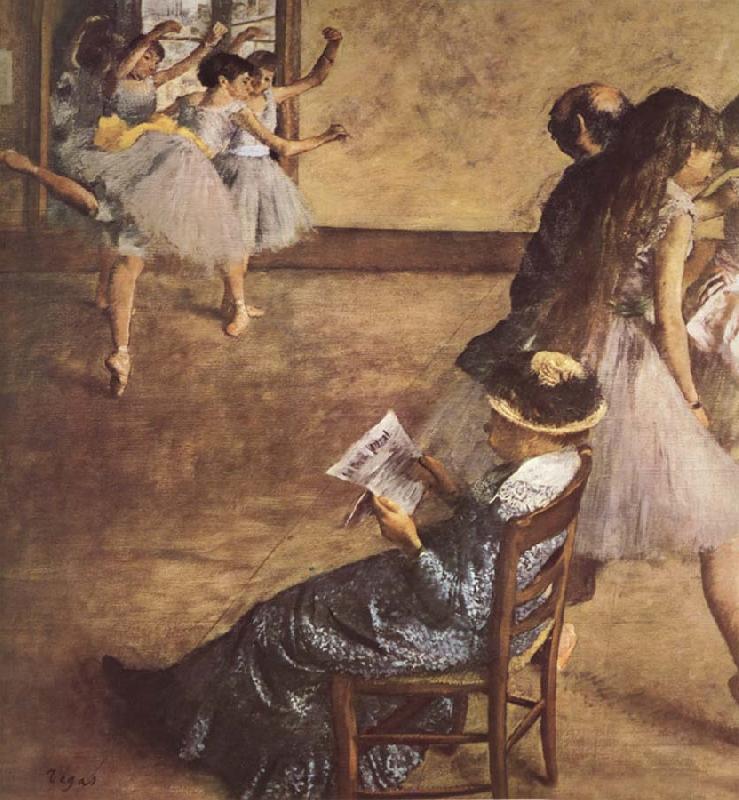 Edgar Degas Balettklassen France oil painting art